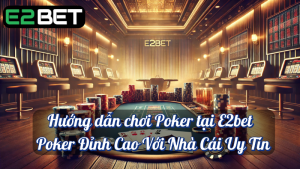 Hướng dẫn chơi Poker tại e2bet Poker đỉnh cao với nhà cái uy tín