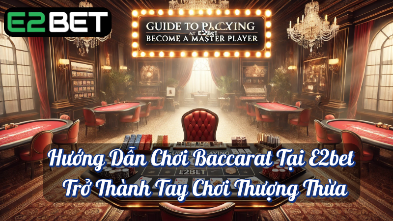 Hướng dẫn chơi baccarat tại e2bet trở thành tay chơi thượng thừa