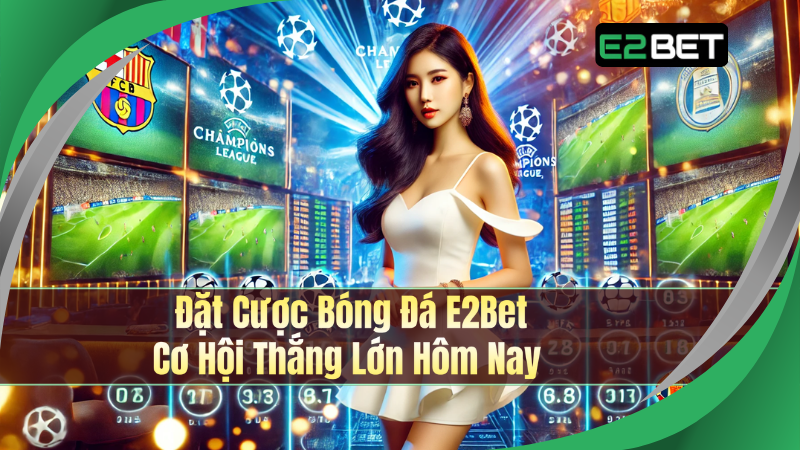 Đặt Cược Bóng Đá E2Bet – Cơ Hội Thắng Lớn Hôm Nay